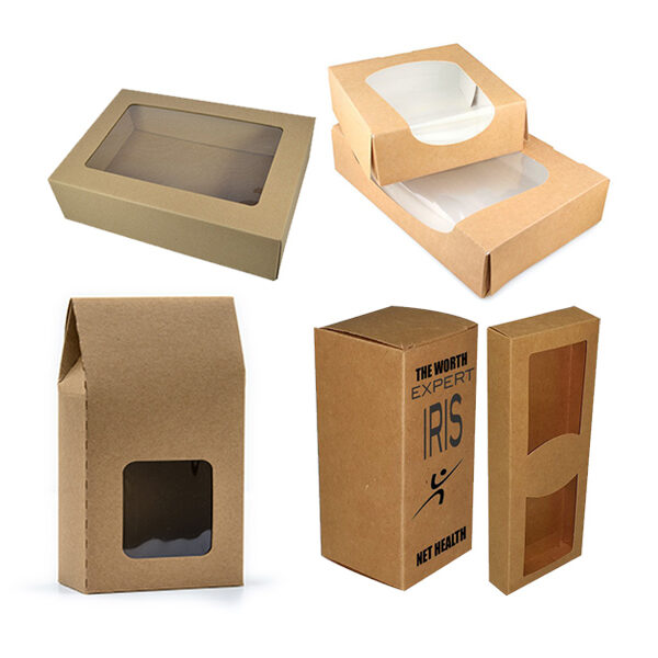 Custom Kraft Window Boxes Supplier