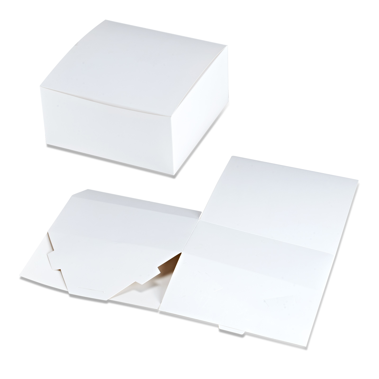 white retail boxes